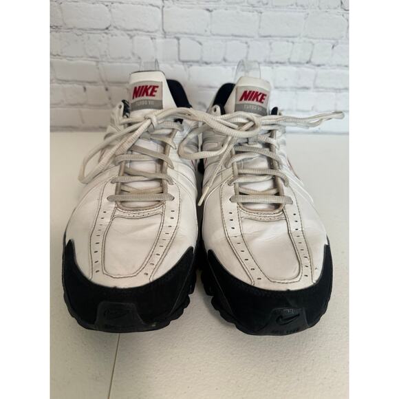 2008 Nike Shox Turbo VII White Black Men's size 11.5 Shoe Sneakers - Picture 6 of 12